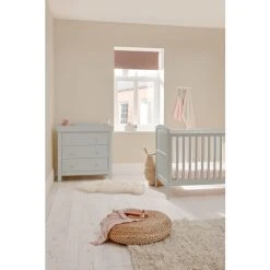Mamas & Papas Grey Dover 2 Piece Furniture Set Cot Bed