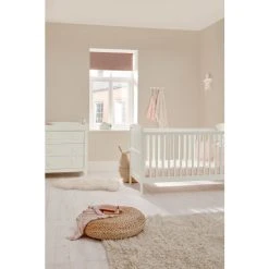 Mamas & Papas White Dover 2 Piece Furniture Set