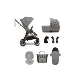 Mamas & Papas 7 Piece Grey Strada Luxe Bundle (Save £314)