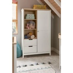 Mamas & Papas White Kids Harwell Wardrobe