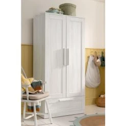 Mamas & Papas White Kids Atlas Wardrobe