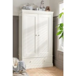 Mamas & Papas White Kids Oxford Wardrobe