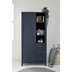 Mamas & Papas Blue Kids Melfi Compact Storage Wardrobe