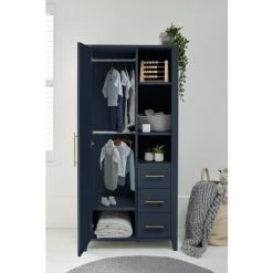 Mamas & Papas Blue Kids Melfi Compact Storage Wardrobe -Mamas & Papas Shop unnamed file 1493