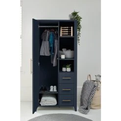Mamas & Papas Blue Kids Melfi Compact Storage Wardrobe -Mamas & Papas Shop unnamed file 1494