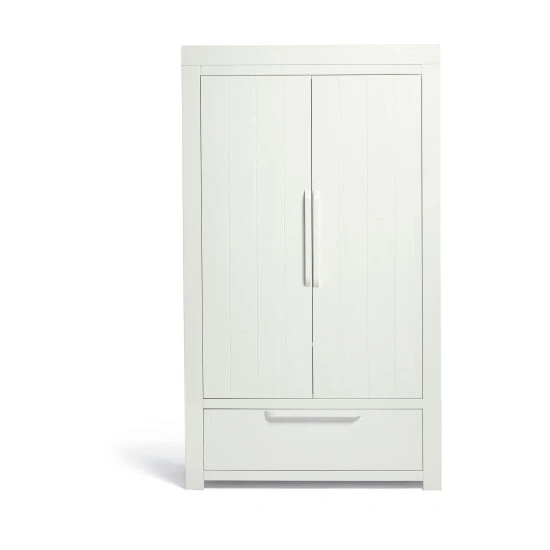 Mamas & Papas White Kids Franklin Full Sized Wardrobe 5 Mamas & Papas White Kids Franklin Full Sized Wardrobe - Image 3
