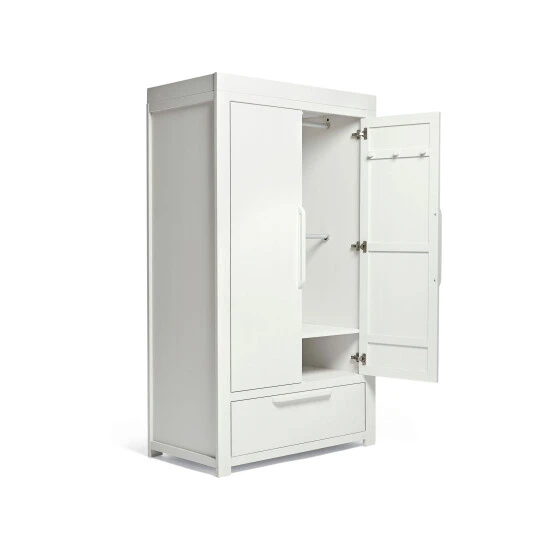 Mamas & Papas White Kids Franklin Full Sized Wardrobe 6 Mamas & Papas White Kids Franklin Full Sized Wardrobe - Image 4
