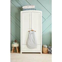 Mamas & Papas White Kids Mia Wardrobe