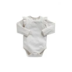 Mamas & Papas White Frill Jersey Bodysuit -Mamas & Papas Shop unnamed file 1697