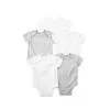 Mamas & Papas Grey Cotton Short Sleeve 5 Pack Bodysuits 2 Mamas & Papas Grey Cotton Short Sleeve 5 Pack Bodysuits -Mamas & Papas Shop unnamed file 1701