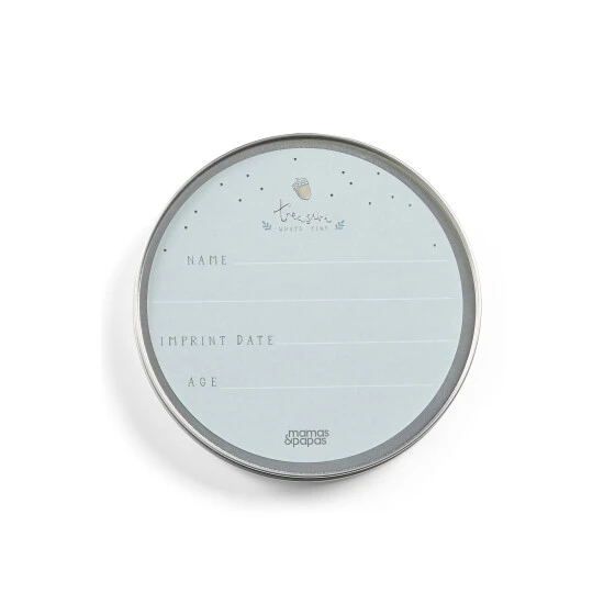 Mamas & Papas Blue Forever Treasured Imprint Tin 3 Mamas & Papas Blue Forever Treasured Imprint Tin - Image 2