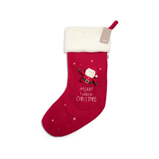 Mamas & Papas Red Christmas Large Santa Stocking 4 Mamas & Papas Red Christmas Large Santa Stocking - Image 2