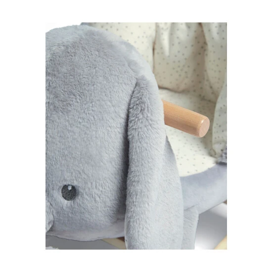 Mamas & Papas Grey Ellery Elephant Rocking Animal 5 Mamas & Papas Grey Ellery Elephant Rocking Animal - Image 3