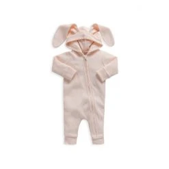 Mamas & Papas Newborn Girls Bunny Ears Rompersuit