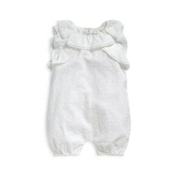 Mamas & Papas White Broderie Romper 12 Mamas & Papas White Broderie Romper -Mamas & Papas Shop unnamed file 1835