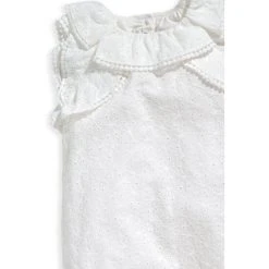 Mamas & Papas White Broderie Romper 14 Mamas & Papas White Broderie Romper -Mamas & Papas Shop unnamed file 1837