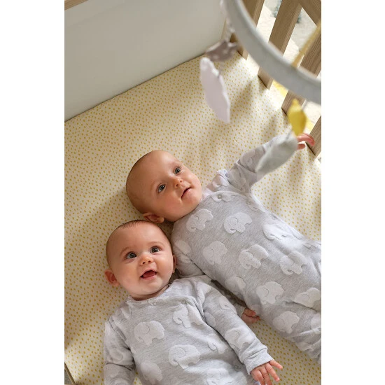 Mamas & Papas Grey Elephant Textured Romper 3 Mamas & Papas Grey Elephant Textured Romper