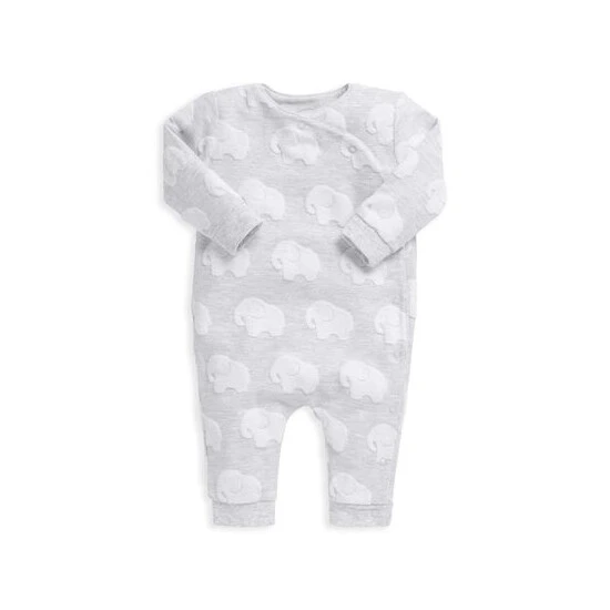 Mamas & Papas Grey Elephant Textured Romper 13 Mamas & Papas Grey Elephant Textured Romper - Image 11