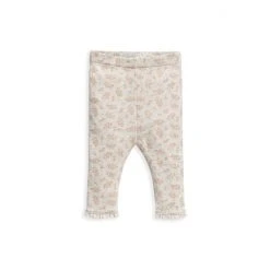 Mamas & Papas Mamas And Papas Cream Floral Print Leggings