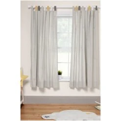 Mamas & Papas Grey Dream Upon A Cloud Curtains