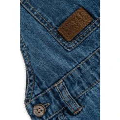 Mamas & Papas Newborn Boys Blue Denim Dungaree -Mamas & Papas Shop unnamed file 2292