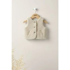 Mamas & Papas Cream Borg Gilet -Mamas & Papas Shop unnamed file 2333