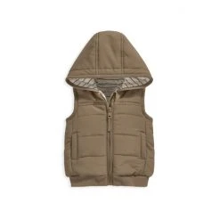 Mamas & Papas Taupe Brown Gilet