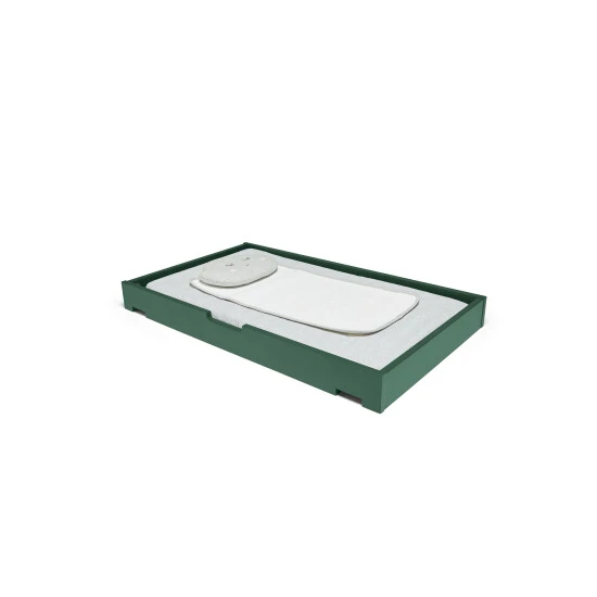 Mamas & Papas Green Melfi Cot Top Changer 3 Mamas & Papas Green Melfi Cot Top Changer - Image 2