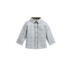 Mamas & Papas Grey Check Shirt