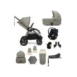 Mamas & Papas Brown Ocarro Everest 10 Piece Complete Bundle (Save £373)