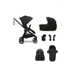 Mamas & Papas 6 Piece Black Strada Black Diamond Bundle (Save £370)