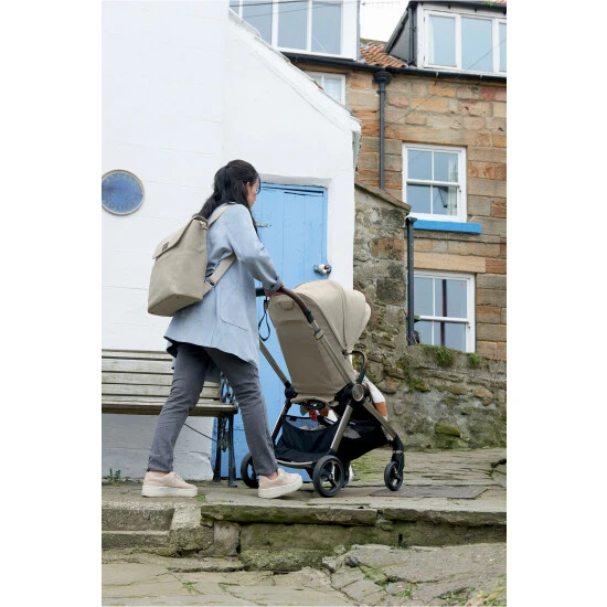 Mamas & Papas Brown Strada Pebble Natural Pushchair 8 Mamas & Papas Brown Strada Pebble Natural Pushchair - Image 6