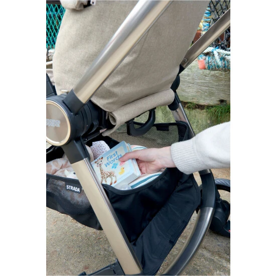 Mamas & Papas Brown Strada Pebble Natural Pushchair 9 Mamas & Papas Brown Strada Pebble Natural Pushchair - Image 7