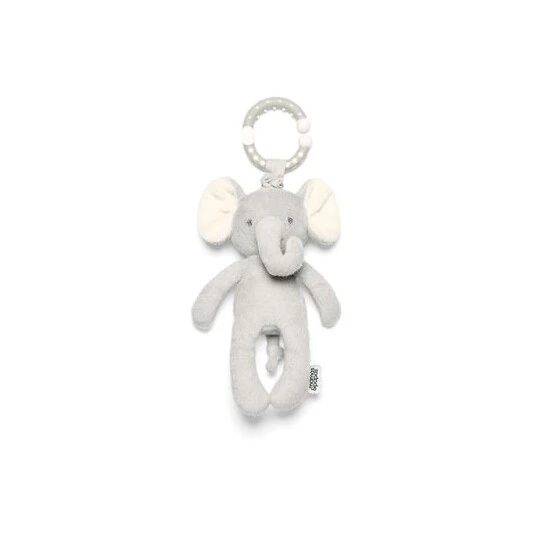 Mamas & Papas Grey My First Travel Jitter Elephant Toy 4 Mamas & Papas Grey My First Travel Jitter Elephant Toy - Image 2