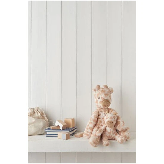 Mamas & Papas Brown Soft Beanie Giraffe Toy 6 Mamas & Papas Brown Soft Beanie Giraffe Toy - Image 4