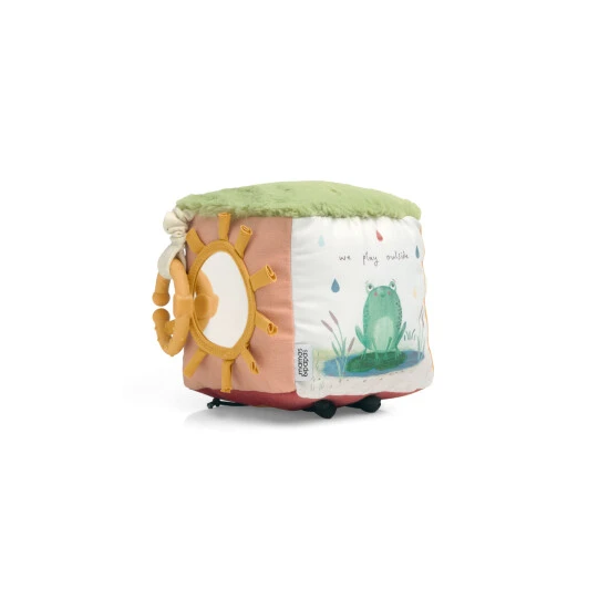Mamas & Papas Green Soft Cube Toy 4 Mamas & Papas Green Soft Cube Toy - Image 2