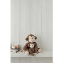 Mamas & Papas Brown Soft Beanie Monkey Toy