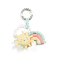 Mamas & Papas Blue Hey Sunshine Rainbow Linkie Toy