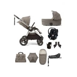 Mamas & Papas Brown Pushchair Ocarro Walnut 9 Piece Bundle (Save £320)