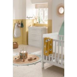 Mamas & Papas White Atlas 2 Piece Furniture Set Cot Bed